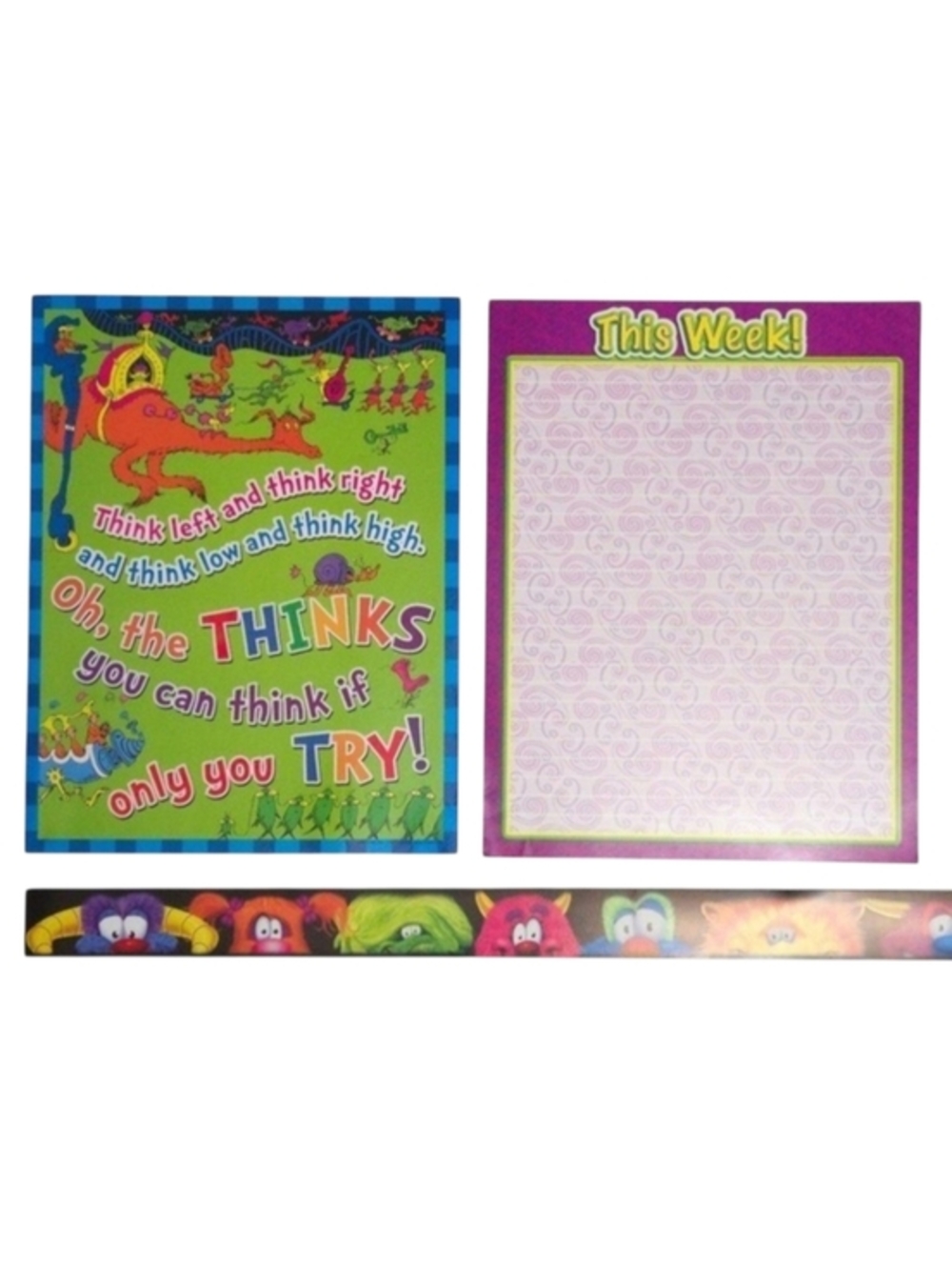Dr Suess Place You'll Go Teacher Poster, Trend Monster Border &‎ This Week Chart